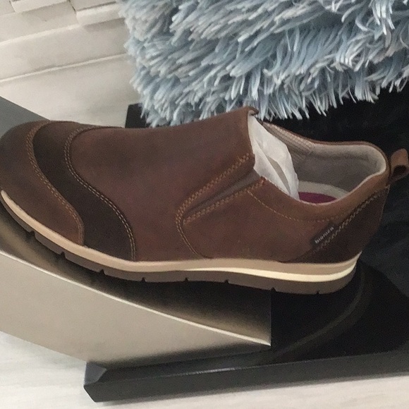 🆕 BIONICA Talma Suede Sporty Slip On Sneakers Aztec Brown Runs Small With 📦 - Picture 3 of 11